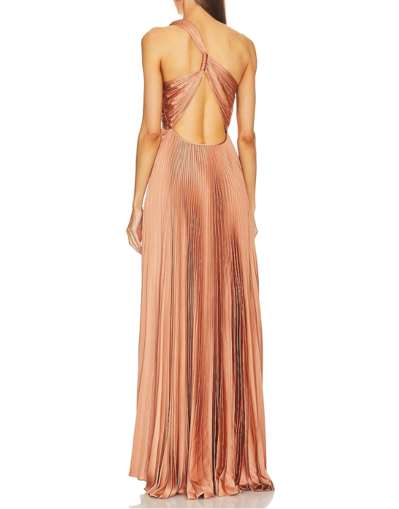 Alc rose gold store dress