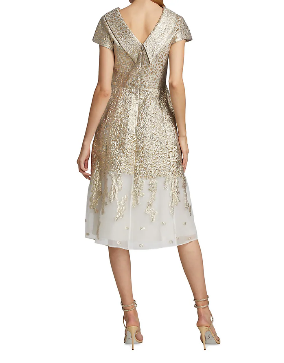 sachin and babi light blue dress Wolford x Etro Metallic Jacquard Dress in Black & Silver main image 0